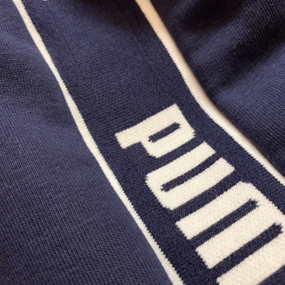 Brand new Navy Puma hoodie with white and blue details - Picture 3 of 5